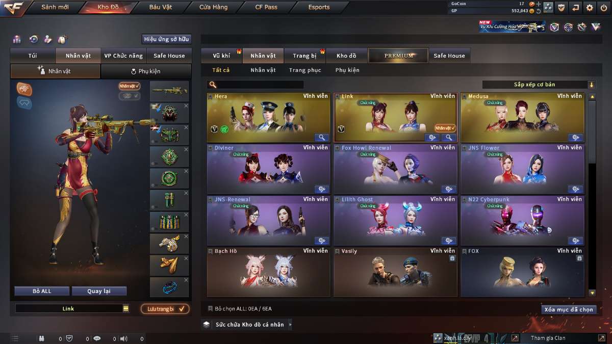 shop acc cf uy tin gia re